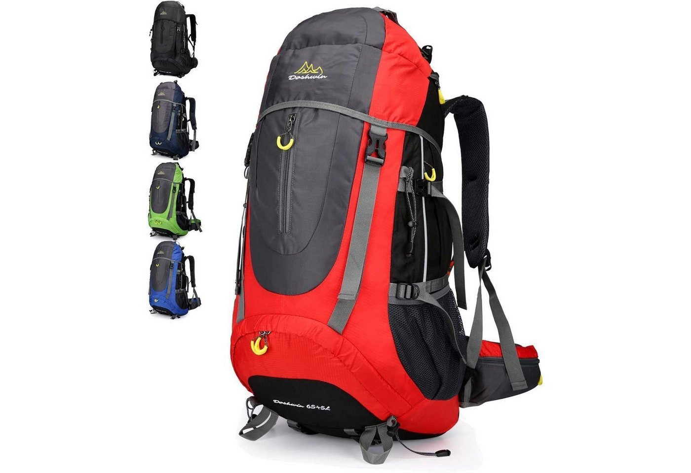 LuxusKollektion Trekkingrucksack Rucksack 70L Trekkingrucksack Reiserucksack Damen Herren XL Rot LuxusKollektion Trekkingrucksack Rucksack 70L Trekkingrucksack Reiserucksack Damen Herren XL Rot von LuxusKollektion