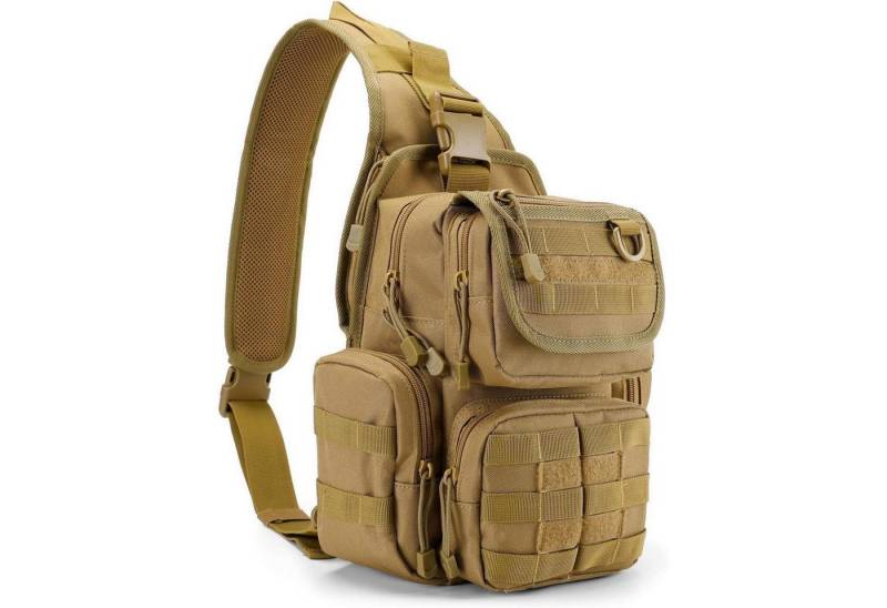 LuxusKollektion Trekkingrucksack Taktische Brusttasche Military Schultertasche Chest Sling Pack Molle von LuxusKollektion