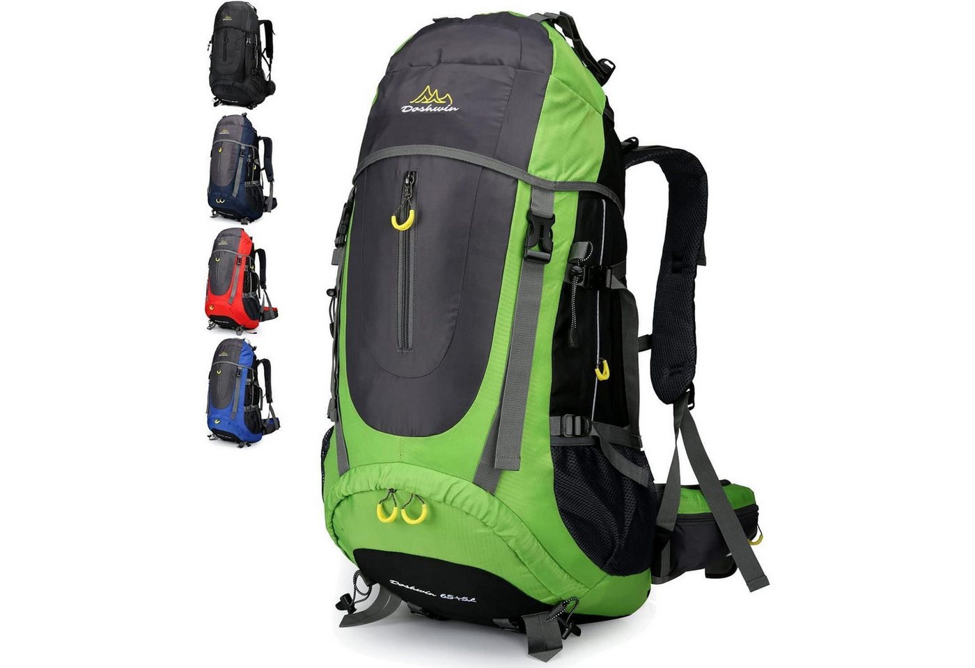 LuxusKollektion Trekkingrucksack Trekkingrucksack 70L Camping Reiserucksack Damen Herren XL Grün LuxusKollektion Trekkingrucksack Trekkingrucksack 70L Camping Reiserucksack Damen Herren XL Grün von LuxusKollektion