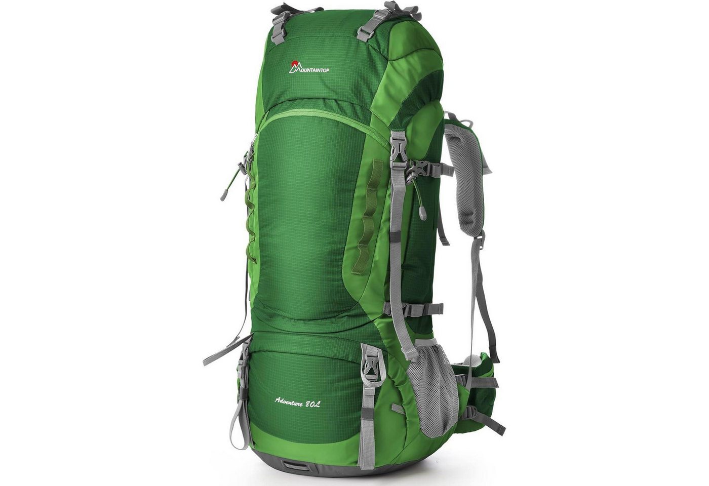 LuxusKollektion Trekkingrucksack Trekkingrucksack 80L Herren Damen Regenschutz Outdoor 80l grün von LuxusKollektion
