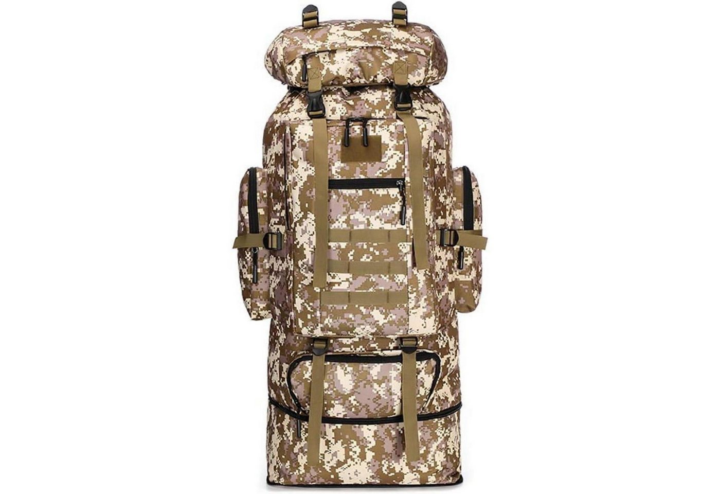 LuxusKollektion Trekkingrucksack Trekkingrucksack Herren 100L Wasserdicht Molle Desert Camouflage LuxusKollektion Trekkingrucksack Trekkingrucksack Herren 100L Wasserdicht Molle Desert Camouflage von LuxusKollektion
