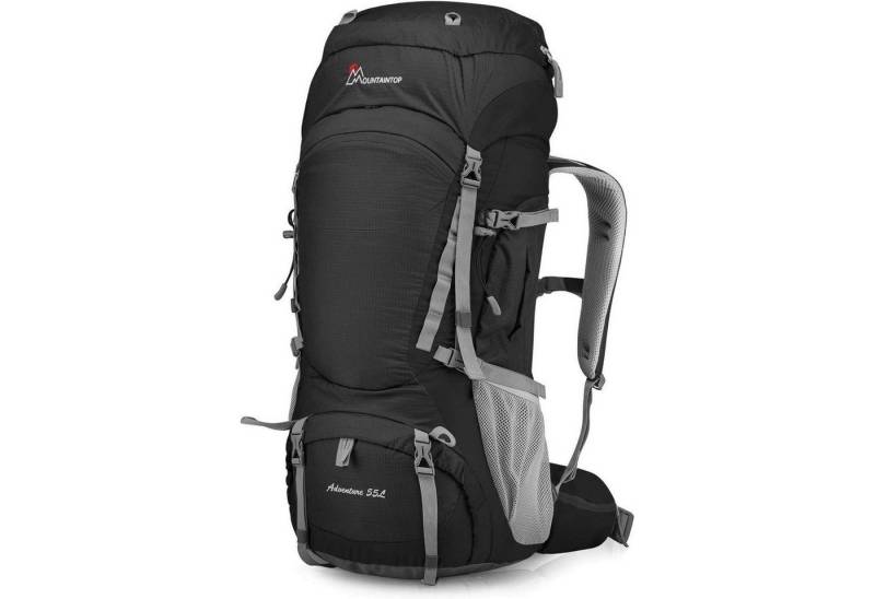 LuxusKollektion Trekkingrucksack Trekkingrucksack Innenrahmen Herren Damen Camping 55L 01 Schwarz-55l von LuxusKollektion