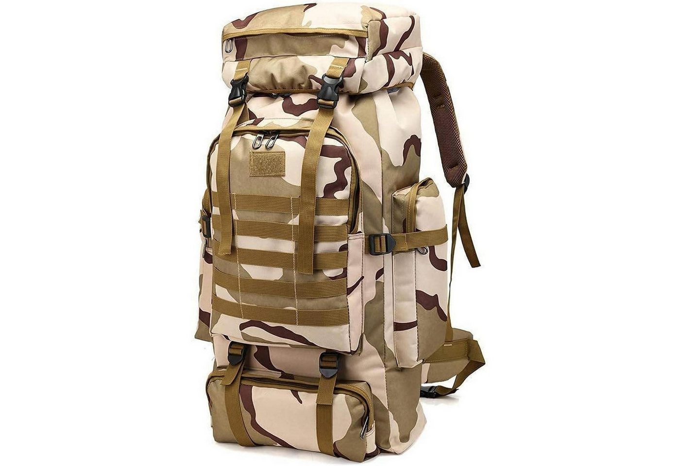 LuxusKollektion Trekkingrucksack Wanderrucksack 60L 80L Wasserdicht Trekking Herren Plateau Camouflage LuxusKollektion Trekkingrucksack Wanderrucksack 60L 80L Wasserdicht Trekking Herren Plateau Camouflage von LuxusKollektion