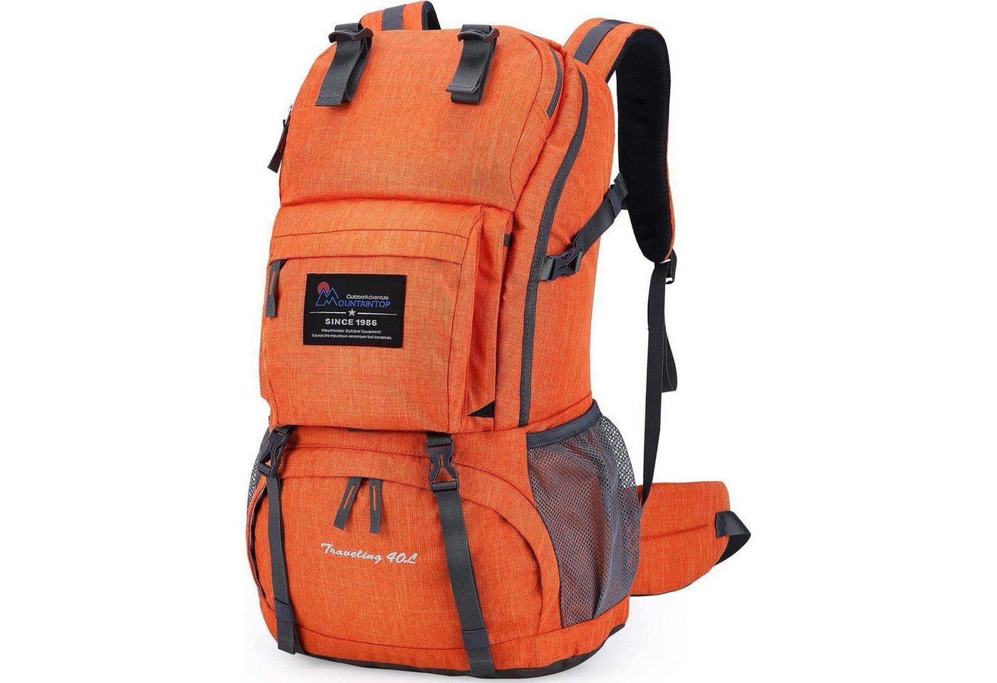 LuxusKollektion Trekkingrucksack Wanderrucksack Herren Damen Trekking Reisen 40 Liter 02 Orange Rot LuxusKollektion Trekkingrucksack Wanderrucksack Herren Damen Trekking Reisen 40 Liter 02 Orange Rot von LuxusKollektion