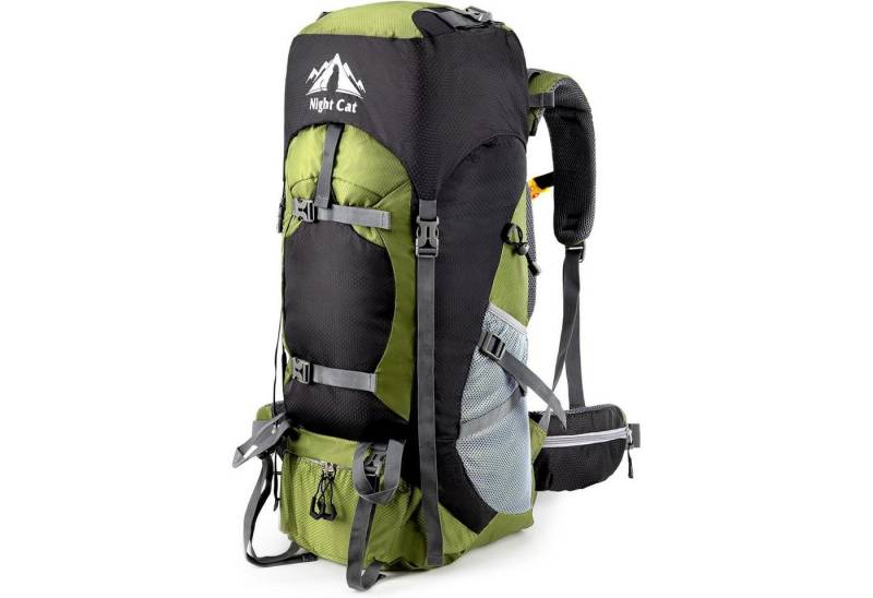 LuxusKollektion Trekkingrucksack Wanderrucksack Trekkingrucksack Reiserucksack 90L Herren 70L Armeegrün von LuxusKollektion