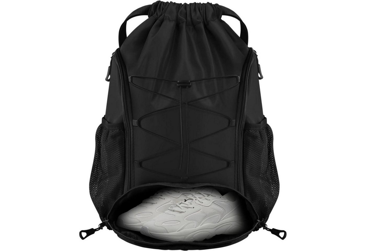 LuxusKollektion Turnbeutel Sportbeutel Turnbeutel Kordelzug Schuhfach Wasserfest Schwarz-a LuxusKollektion Turnbeutel Sportbeutel Turnbeutel Kordelzug Schuhfach Wasserfest Schwarz-a von LuxusKollektion