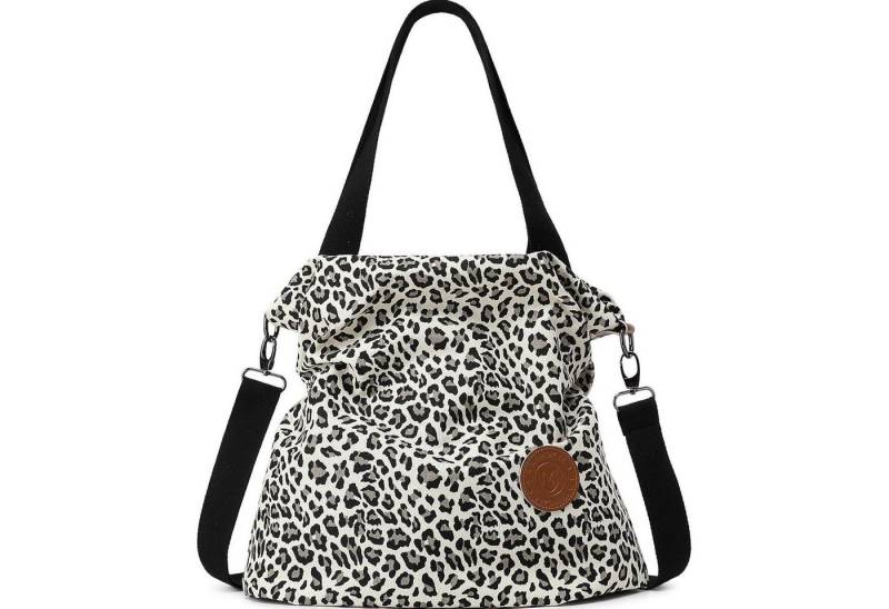 LuxusKollektion Umhängetasche Damen Canvas Umhängetasche Handtasche Schultertasche Strandtasche von LuxusKollektion