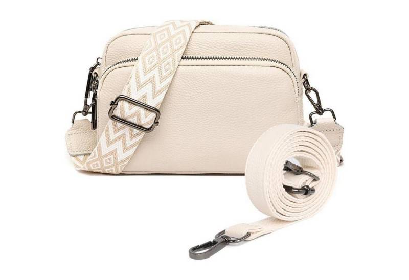 LuxusKollektion Umhängetasche Damen Umhängetasche Echtes Leder Crossbody Bag Schultertasche 3 von LuxusKollektion