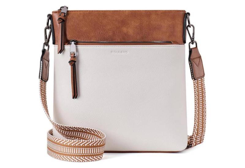 LuxusKollektion Umhängetasche Damen Umhängetasche aus veganem Leder mit RFID-Schutz, Mittelgroß, 3 von LuxusKollektion