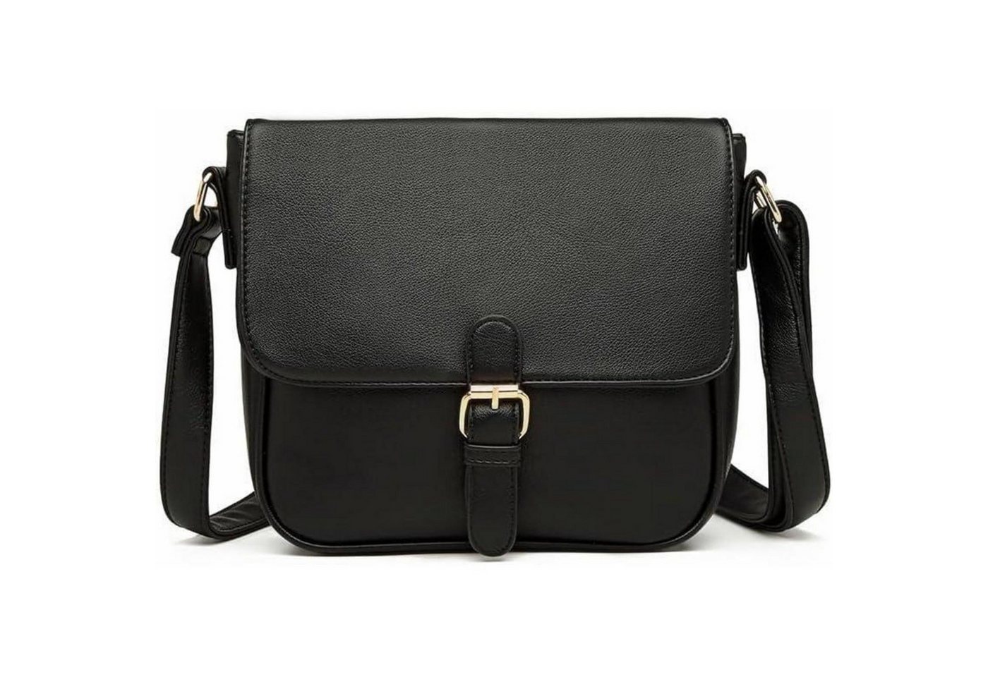 LuxusKollektion Umhängetasche Handtasche Damen Tragegriff Arbeit Einkaufen Reisen Schwarz von LuxusKollektion