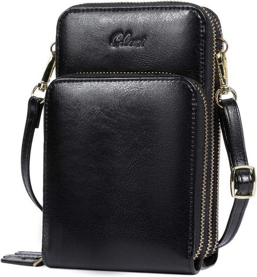 LuxusKollektion Umhängetasche Handy Umhängetasche Damen Crossbody Clutch Leder Geldbörse von LuxusKollektion
