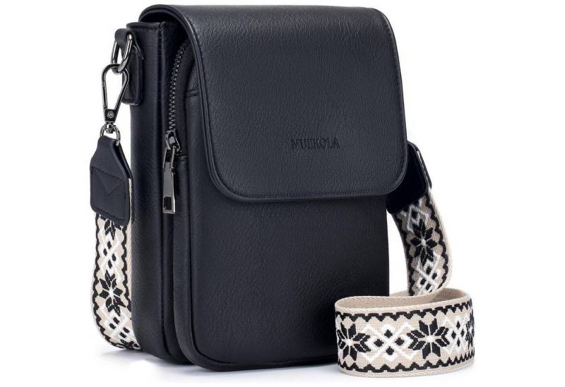 LuxusKollektion Umhängetasche Handytasche Umhängetasche Damen Leder RFID-Blockierung große Kapazität von LuxusKollektion