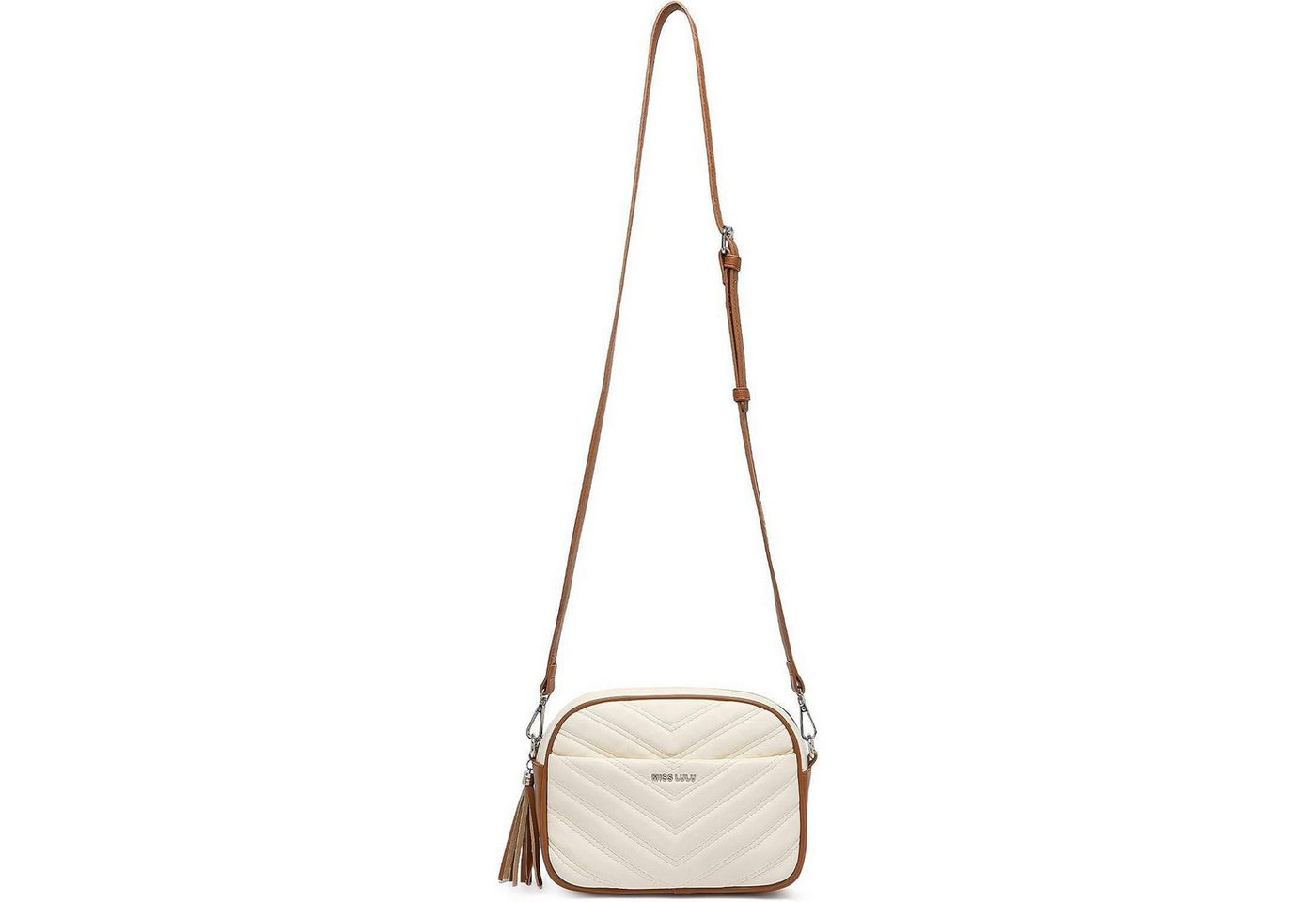 LuxusKollektion Umhängetasche Umhängetasche Damen Crossbody Bag Quaste Dekoration Handtasche von LuxusKollektion