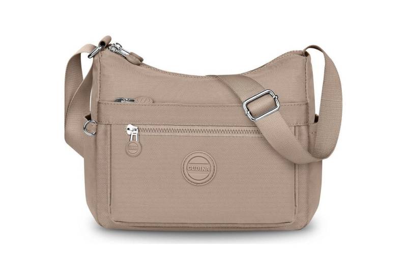 LuxusKollektion Umhängetasche Umhängetasche Damen Mittelgroß Wasserdicht Nylon Crossbody Bag Fächer von LuxusKollektion