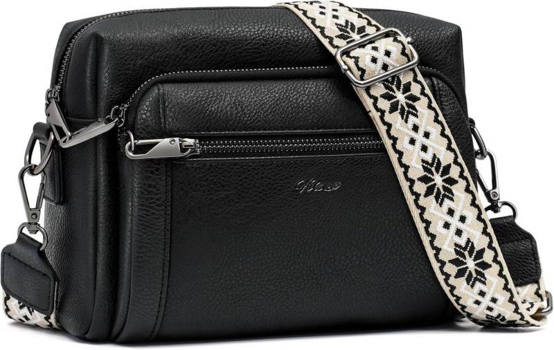 LuxusKollektion Umhängetasche Umhängetasche Damen mit 4 Fächern und Anti Diebstahl Funktion LuxusKollektion Umhängetasche Umhängetasche Damen mit 4 Fächern und Anti Diebstahl Funktion von LuxusKollektion