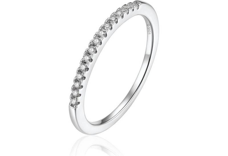 LuxusKollektion Verlobungsring Moissanit Diamant Verlobungsring Silber 925 Eternity Ring von LuxusKollektion