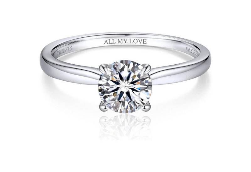 LuxusKollektion Verlobungsring Verlobungsring 1 2 Karat Solitär 1-Karat Maßgeschneidert 50(16.1) von LuxusKollektion