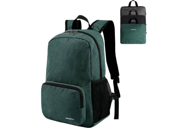 LuxusKollektion Wanderrucksack Faltbarer Wanderrucksack 20L Leicht Reiserucksack Rückenbelüftung Grün von LuxusKollektion