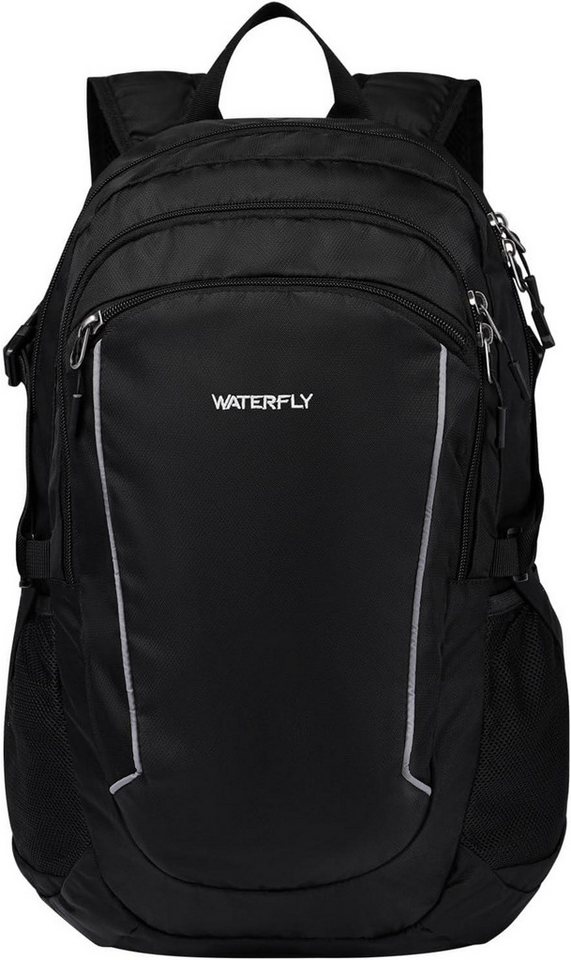 LuxusKollektion Wanderrucksack Faltbarer Wanderrucksack 28L Leicht Trekking Outdoor Schwarz von LuxusKollektion