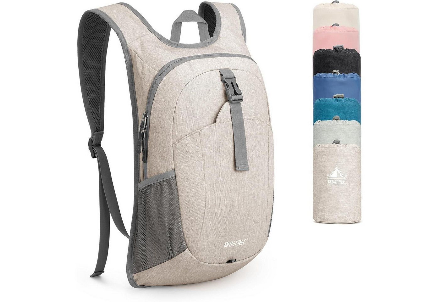 LuxusKollektion Wanderrucksack Rucksack 12L Daypack Wandern Camping Damen Herren Elfenbeinweiß LuxusKollektion Wanderrucksack Rucksack 12L Daypack Wandern Camping Damen Herren Elfenbeinweiß von LuxusKollektion