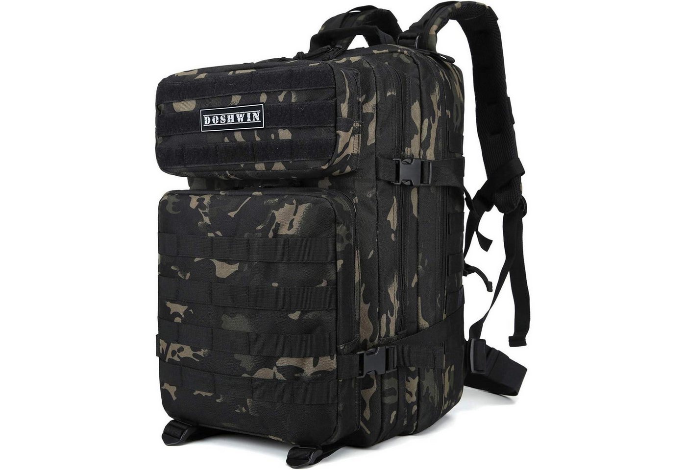 LuxusKollektion Wanderrucksack Rucksack 40L Taktisch Militär Molle Fluchtrucksack Armee Schwarzer Cp LuxusKollektion Wanderrucksack Rucksack 40L Taktisch Militär Molle Fluchtrucksack Armee Schwarzer Cp von LuxusKollektion