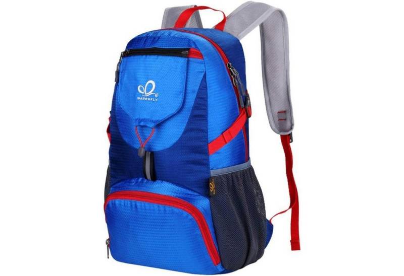 LuxusKollektion Wanderrucksack Ultraleichter Faltbarer Rucksack 20L Blau für Outdoor Trekking von LuxusKollektion