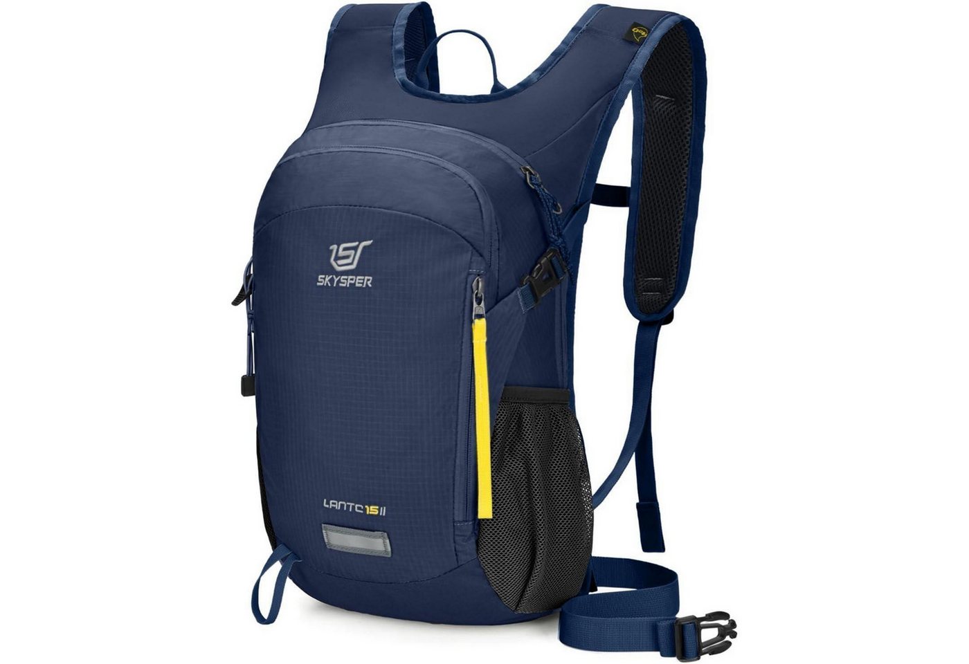 LuxusKollektion Wanderrucksack Wanderrucksack 15L Rückenbelüftung Herren Damen Lantc15ii marineblau von LuxusKollektion