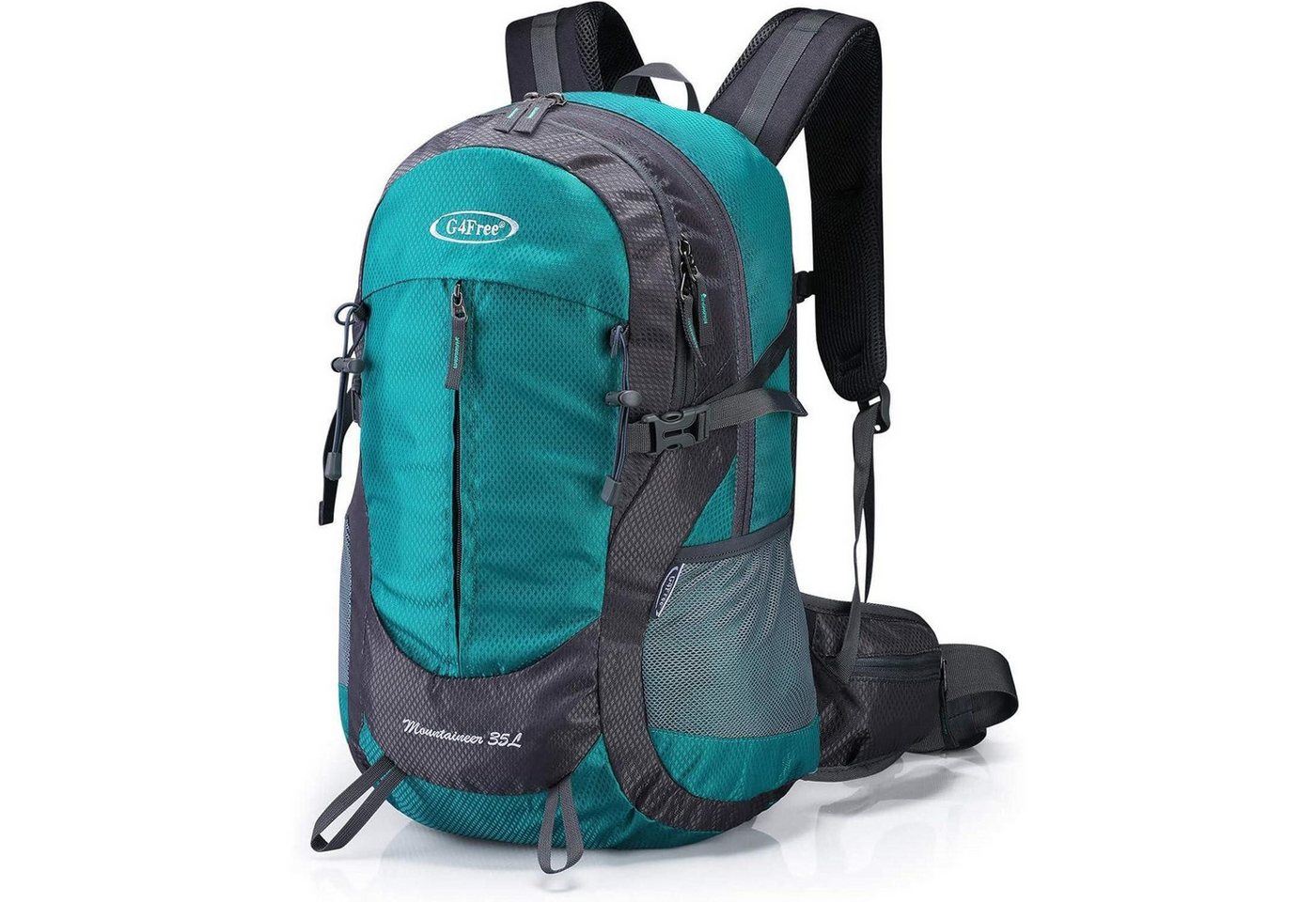 LuxusKollektion Wanderrucksack Wanderrucksack 35 l wasserdicht Wandern Regenschutz Pfauengrün LuxusKollektion Wanderrucksack Wanderrucksack 35 l wasserdicht Wandern Regenschutz Pfauengrün von LuxusKollektion