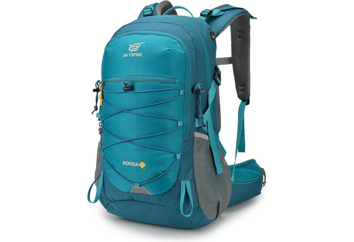 LuxusKollektion Wanderrucksack Wanderrucksack 35L Trinksystem 31cm*22cm*52cm Bogda35-cyan LuxusKollektion Wanderrucksack Wanderrucksack 35L Trinksystem 31cm*22cm*52cm Bogda35-cyan von LuxusKollektion