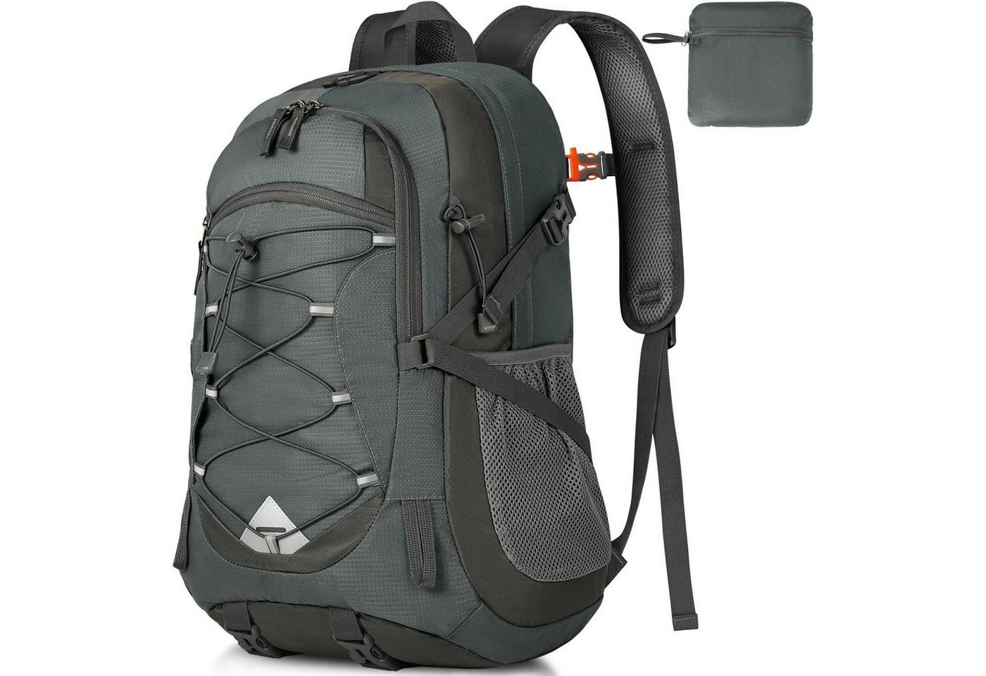 LuxusKollektion Wanderrucksack Wanderrucksack 40L Herren Damen wasserdicht faltbar Trekking Grau LuxusKollektion Wanderrucksack Wanderrucksack 40L Herren Damen wasserdicht faltbar Trekking Grau von LuxusKollektion