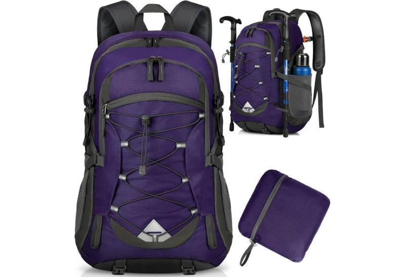 LuxusKollektion Wanderrucksack Wanderrucksack 40L Wasserdicht Leicht Faltbar Trekkingrucksack von LuxusKollektion