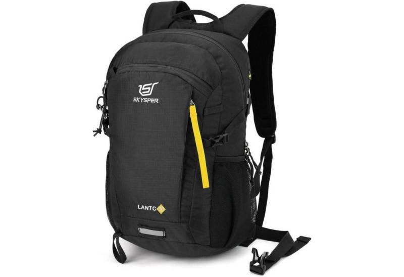 LuxusKollektion Wanderrucksack Wanderrucksack Rückenbelüftung 3D Mesh Polyester 30Liter Schwarz-30l von LuxusKollektion