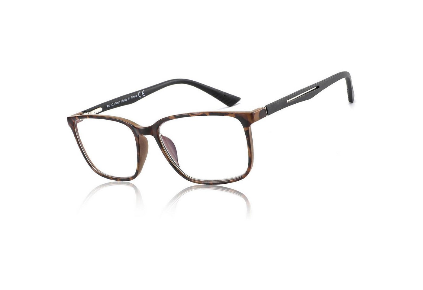 LuxusKollektion Wayfarer Blaulichtfilter Lesebrille Herren Eckig Anti-Glanz Computerbrille von LuxusKollektion