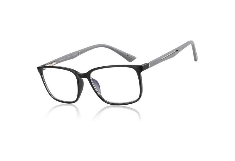 LuxusKollektion Wayfarer Blaulichtfilter Lesebrille Herren TR-Rahmen Eckig Anti-Glanz Sport von LuxusKollektion
