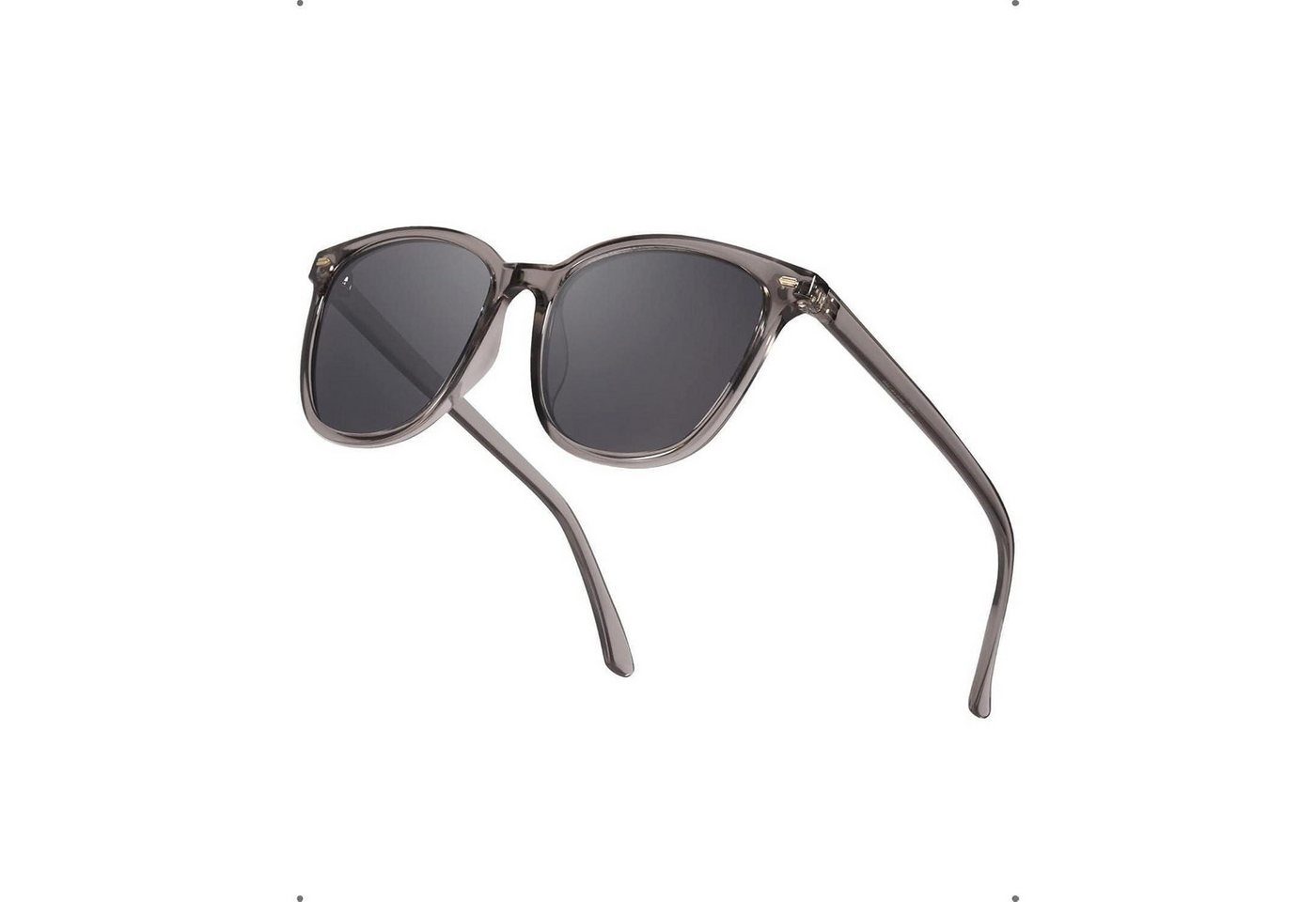 LuxusKollektion Wayfarer Sonnenbrille Damen Polarisierte UV400 Verspiegelt Lightgrey Grey von LuxusKollektion