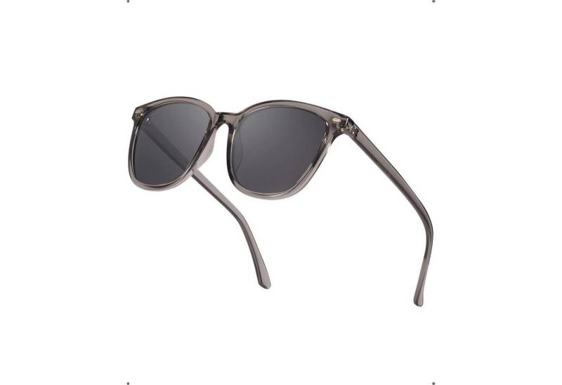 LuxusKollektion Wayfarer Sonnenbrille Damen Polarisierte UV400 Verspiegelt Lightgrey Grey von LuxusKollektion