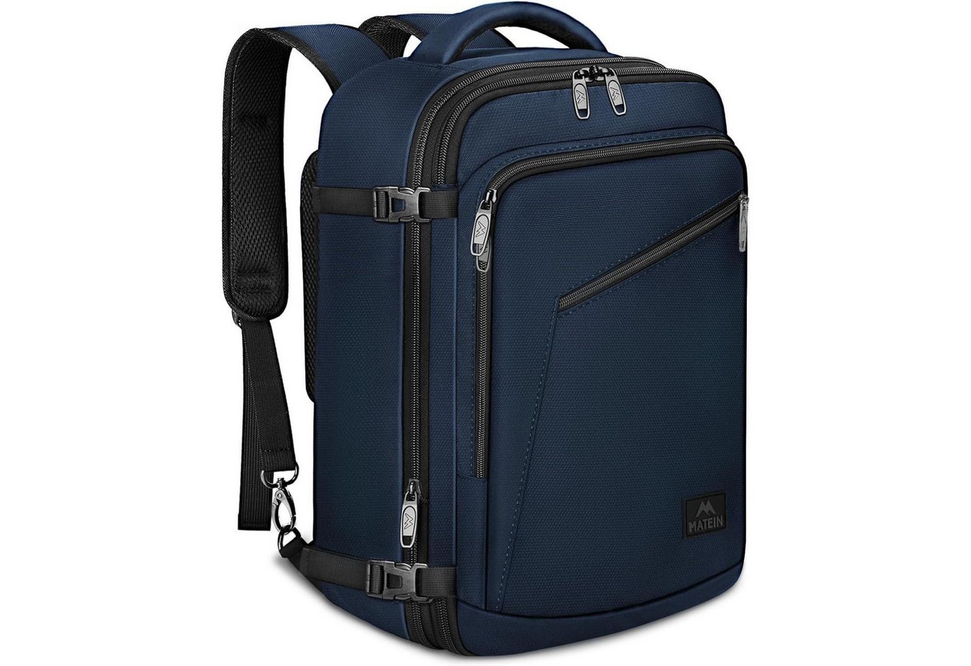 LuxusKollektion Weekender Rucksack Handgepäck Flugzeug 20L Daypack Herren Damen 40x20x25 Blau von LuxusKollektion