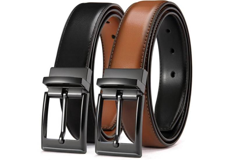 LuxusKollektion Wendegürtel Ledergürtel Herren Wendegürtel Schwarz Braun 32mm Business Anzug Hose LuxusKollektion Wendegürtel Ledergürtel Herren Wendegürtel Schwarz Braun 32mm Business Anzug Hose von LuxusKollektion