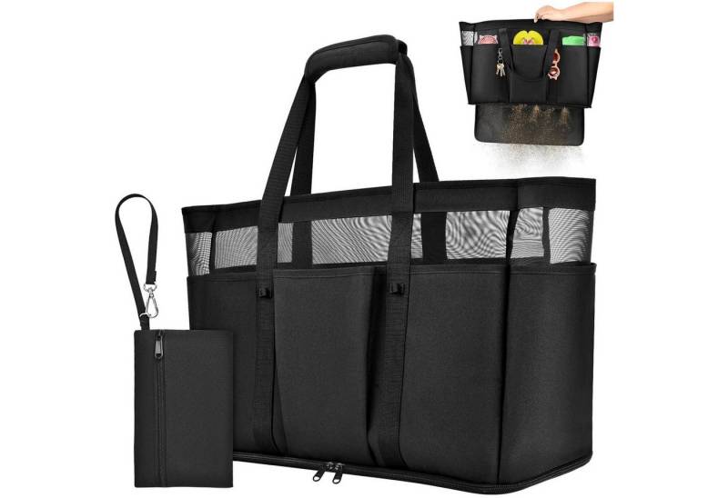 LuxusKollektion XL-Strandtasche Strandtasche XXL Familie Wasserdicht Schwimmbad Tasche 45L von LuxusKollektion