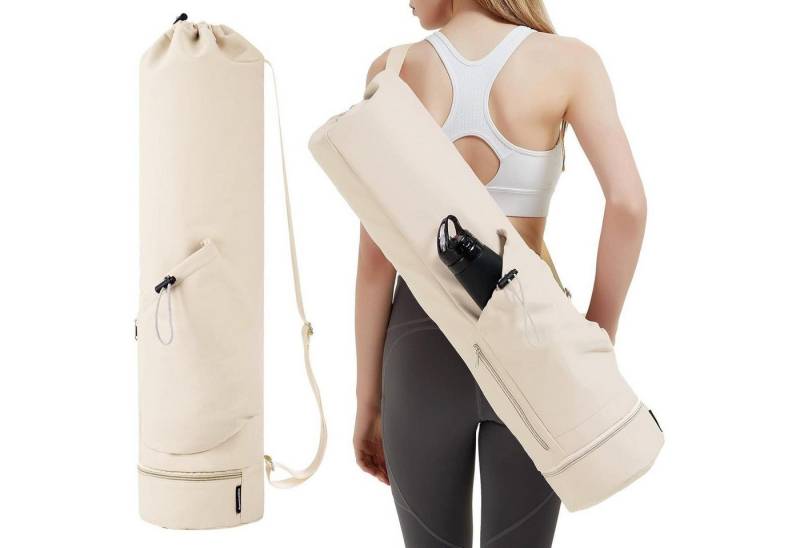 LuxusKollektion Yogatasche Yogatasche Damen verstellbarer Schultergurt Nassfach Flaschentasche von LuxusKollektion