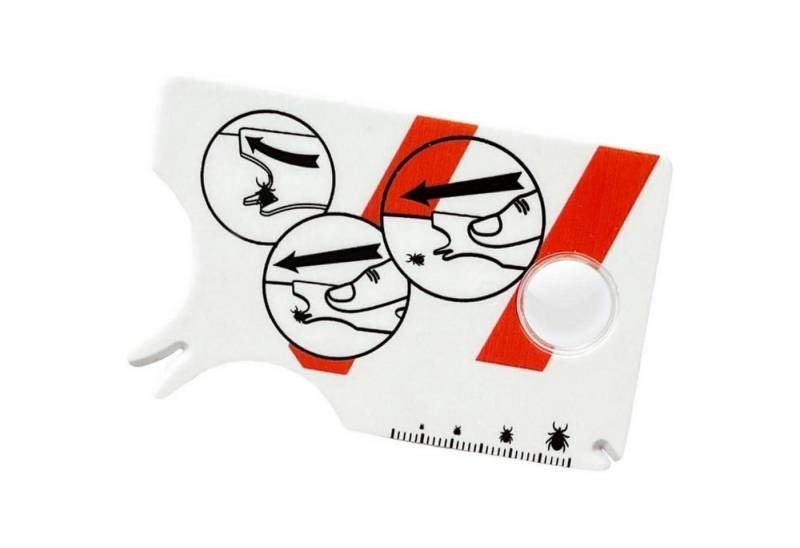 LuxusKollektion Zeckenpinzette Zeckenkarte Waage Lupe Menschen Kinder Hunde Katzen von LuxusKollektion