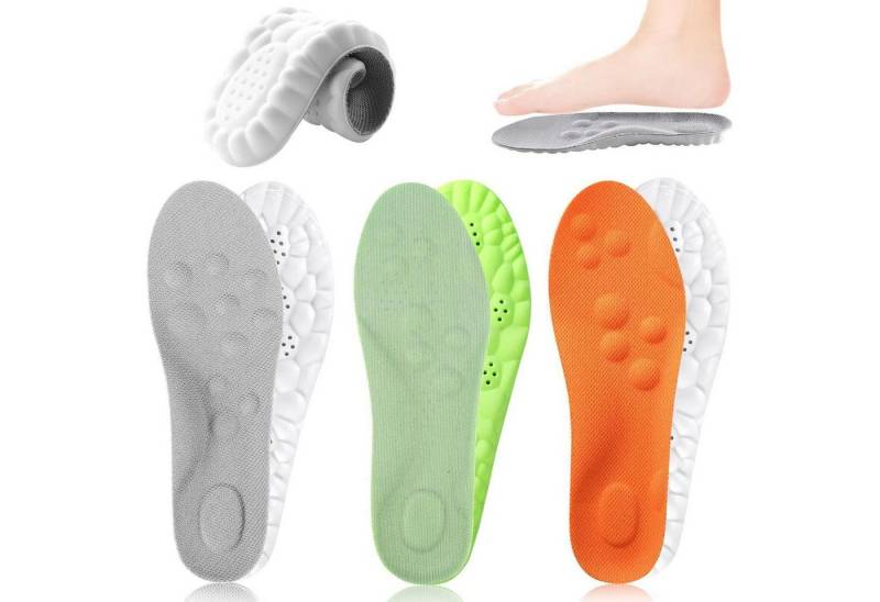 BINYI orthopädische Schuheinlagen Orthopädische Einlegesohlen Memory Foam 3 Paar für Damen Herren BINYI orthopädische Schuheinlagen Orthopädische Einlegesohlen Memory Foam 3 Paar für Damen Herren von BINYI