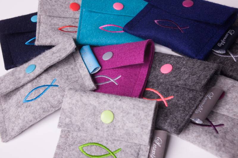 Rosenkranztäschchen Aus Reinem Wollfilz Rosenkranztäschchen Aus Reinem Wollfilz von Luxusfilz
