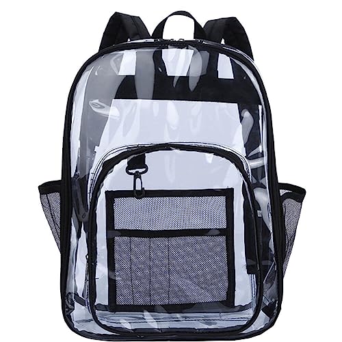 Durchsichtiger Rucksack Großer Kapazität, Wasserdicht, Durchsichtig, Für Reisen, Tragbare Aufbewahrungstasche, Gelee, Lässige Tagesrucksäcke Für Erwachsene Und Kinder von Luxylei