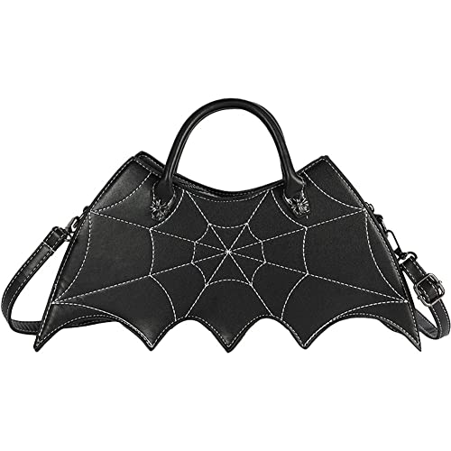 Fledermausflügel Formen Für Frauen Mädchen Lustige Umhängetasche Damen Punk Halloween Spinnen Web -tasche Geldbörse Crossbody Handtaschen Geldbörse von Luxylei