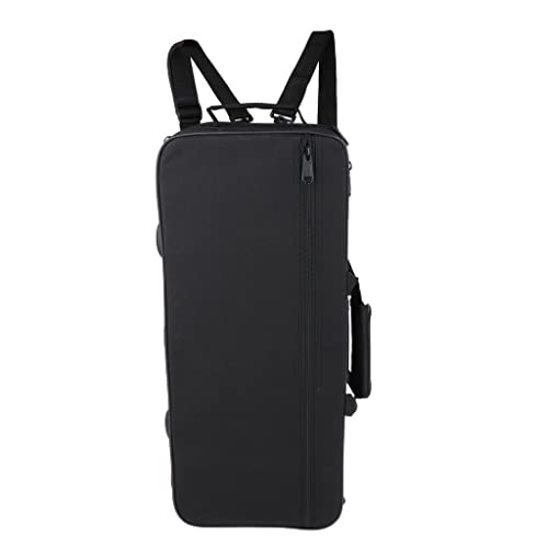 Weight Black Trompetentasche Organizer Halter mit Nylon-Material, ultimatives Ion und praktischem Tragegurt – perfekte Jazzband-Gigbag für Musikliebhaber und Profis von Luzhengyang