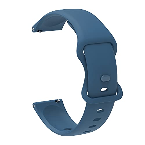 LvBu Armband Kompatibel Für Fossil Carlyle HR, Sport Silikon Classic Ersatz Uhrenarmband Für Fossil Gen 5 Carlyle HR (blau) von LvBu