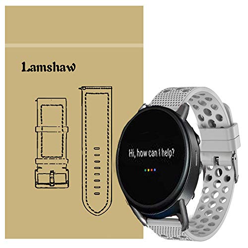 LvBu Armband Kompatibel Für Skagen falster 3, Sport Silikon Classic Ersatz Uhrenarmband Für Skagen falster 3 Smartwatch (Grau) von LvBu