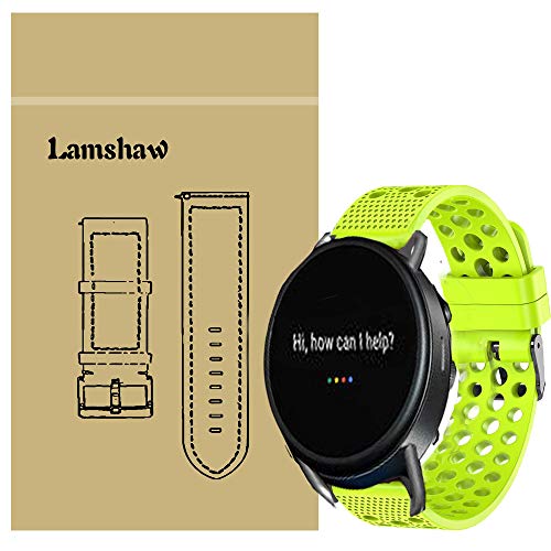 LvBu Armband Kompatibel Für Skagen falster 3, Sport Silikon Classic Ersatz Uhrenarmband Für Skagen falster 3 Smartwatch (Grün) von LvBu