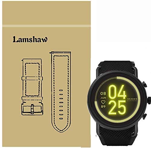 LvBu Armband Kompatibel Für Skagen falster 3, Sport Silikon Classic Ersatz Uhrenarmband Für Skagen falster 3 Smartwatch (Schwarz) von LvBu